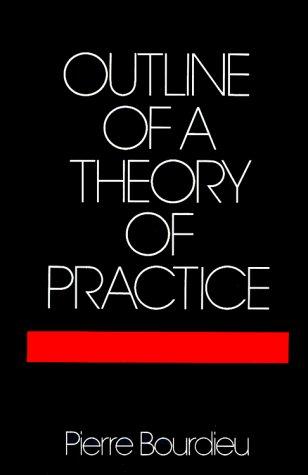 Outline of a theory of practice