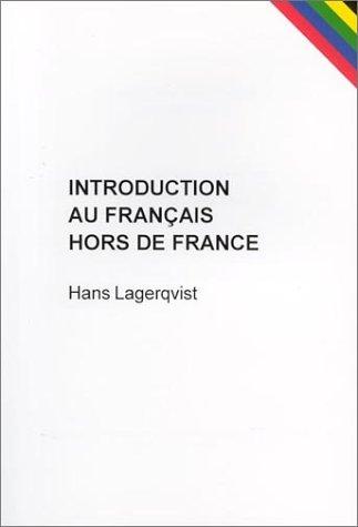 Introduction Au Francais Hors De France by Hans Lagerqvist cover