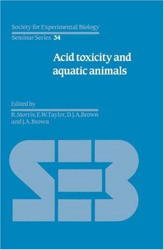 Acid toxicity and aquatic animals