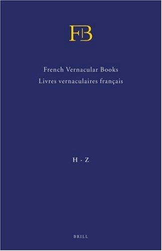 French vernacular books