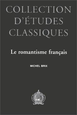 Romantisme Francais by Michel Brix cover