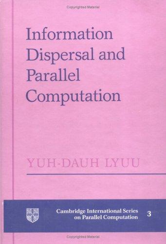 Information dispersal and parallel computation