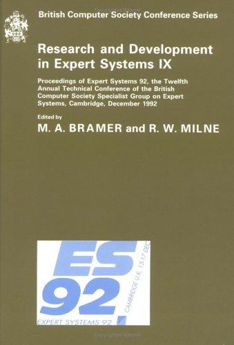 Research and development in expert systems