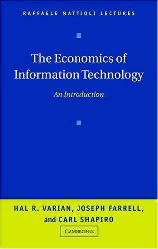 The economics of information technology