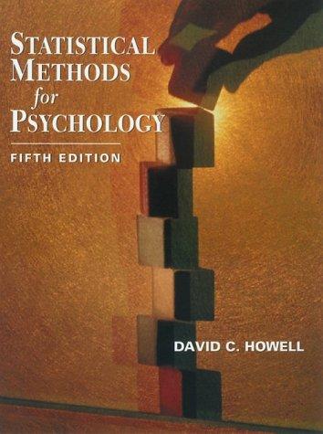 Statistical methods for psychology