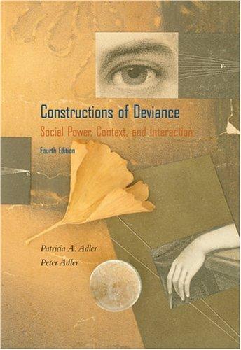 Constructions of deviance