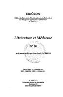 Littérature et médecine by Jean-Louis Cabanès cover