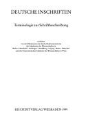 Deutsche Inschriften by Deutsche Akademie der Wissenschaften zu Berlin cover