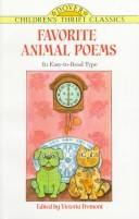 Favorite animal poems by Victoria Fremont cover