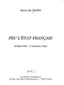 Feu l'Etat français by Henri J.-M Grapin cover