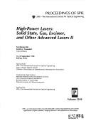 High power lasers : solid state, gas, excimer, and other advanced lasers II