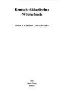 Deutsche-Akkadisches Wörterbuch by Thomas R. Kämmerer cover