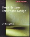 Linear system theory and design