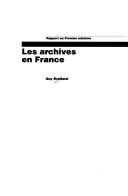 Les archives en France by Guy Braibant cover