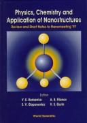Physics, chemistry and application of nanostructures