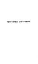 Rencontres essentielles by Thérèse Kuoh-Moukoury cover