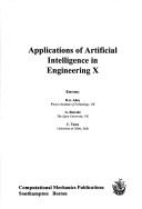 Applications of artificial intelligence in engineering X
