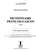 Dictionnaire français-gascon by Jean-François d' Estalenx cover