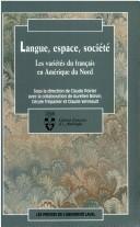 Langue, espace, société by Claude Poirier cover