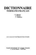 Dictionnaire normand-franc̜ais by J.-P Bourdon cover