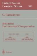 Bounded incremental computation