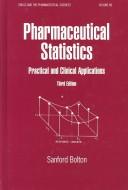 Pharmaceutical statistics