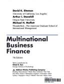 Multinational business finance