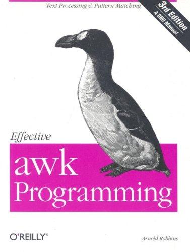 Effective awk Programming