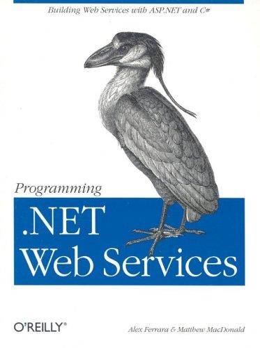 Programming .NET Web services by Alex Ferrara cover