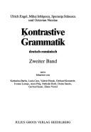 Kontrastive Grammatik by Ulrich Engel cover