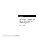 Models and algorithms for repair parts investment and management