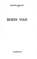 Boris Vian by Philippe Boggio cover