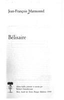 Bélisaire by Jean François Marmontel cover