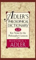 Adler's philosophical dictionary