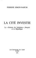 La cité investie by Perrine Simon-Nahum cover