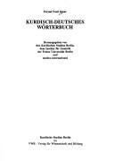 Kurdisch-deutsches Wörterbuch by Feryad Fazil Omar cover