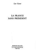 La France sans président by  cover