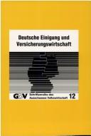 Deutsche Einigung und Versicherungswirtschaft by  cover