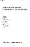The Effects of relativity in atoms, molecules, and the solid state