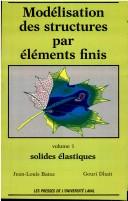 Modélisation des structures par éléments finis