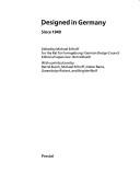 Deutsches Design 1950-1990 = by Michael Erlhoff, Bernd Busch, Helge Aszmoneit cover