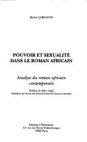 Pouvoir et sexualité dans le roman africain by Michel Cornaton cover