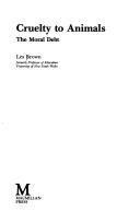 Cruelty to animals by Brown, Les cover