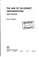 The law of tax-exempt organizations