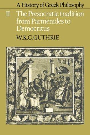 A history of Greek philosophy