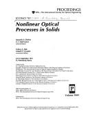 Nonlinear optical processes in solids
