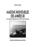Maisons individuelles des années 80 by Patrice Goulet cover