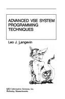 Advanced VSE system programming techniques