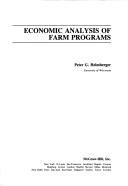 Economic analysis of farm programs