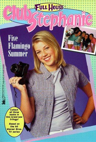 Five flamingo summer